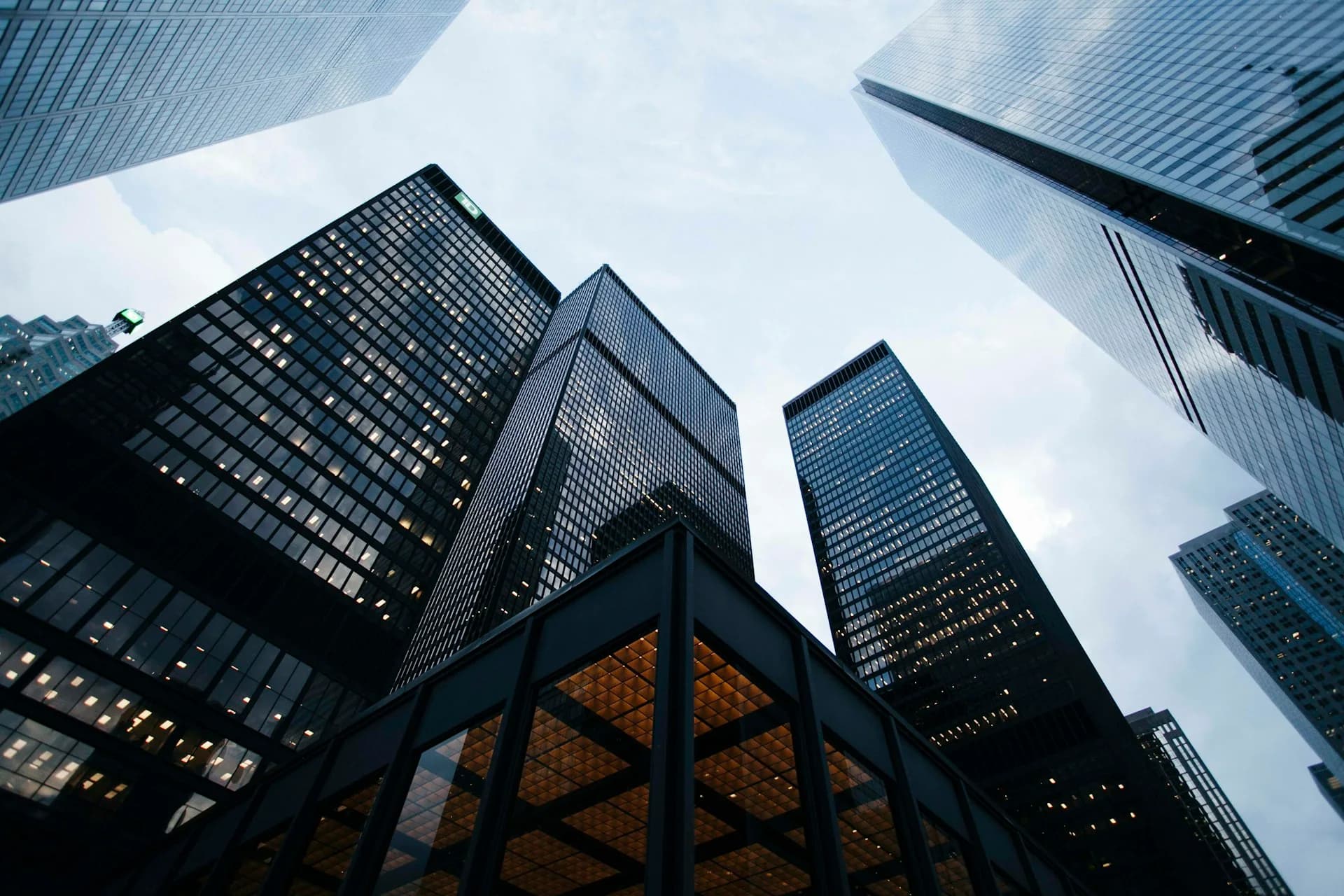 Modern commercial building represented by LeasePe